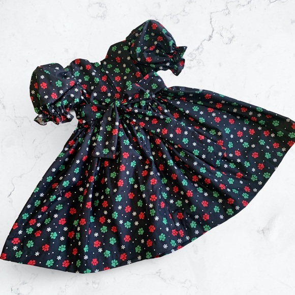 Miss Smarty Pants Holiday Collection Dress Size 4T - Picture 2 of 5